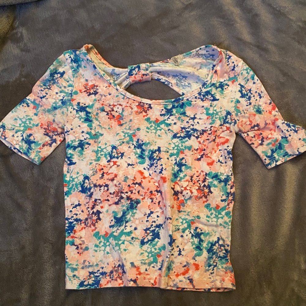 Women’s Floral Crop Top